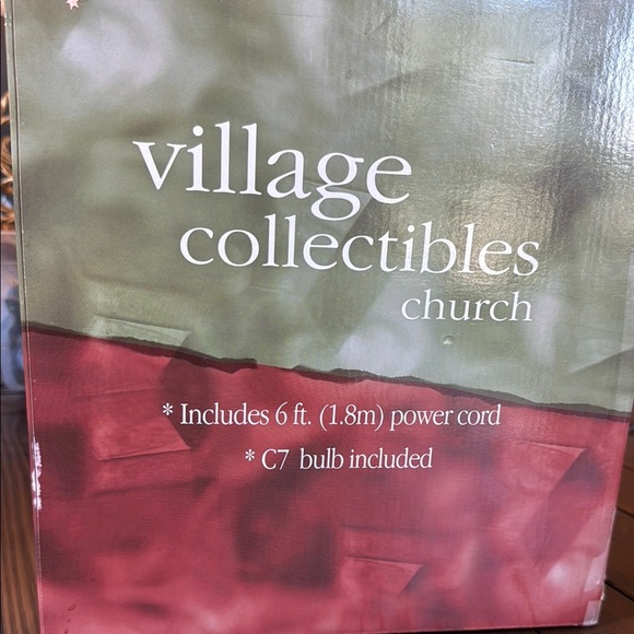 Holiday Time 2004 Village Collectible Lighted Cathedral Church New - Picture 2 of 9